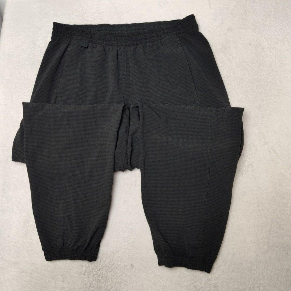 Lululemon Pants Womens 10 Black Jogger Cargo Wunder High Rise Training LW5GDES - Picture 3 of 13